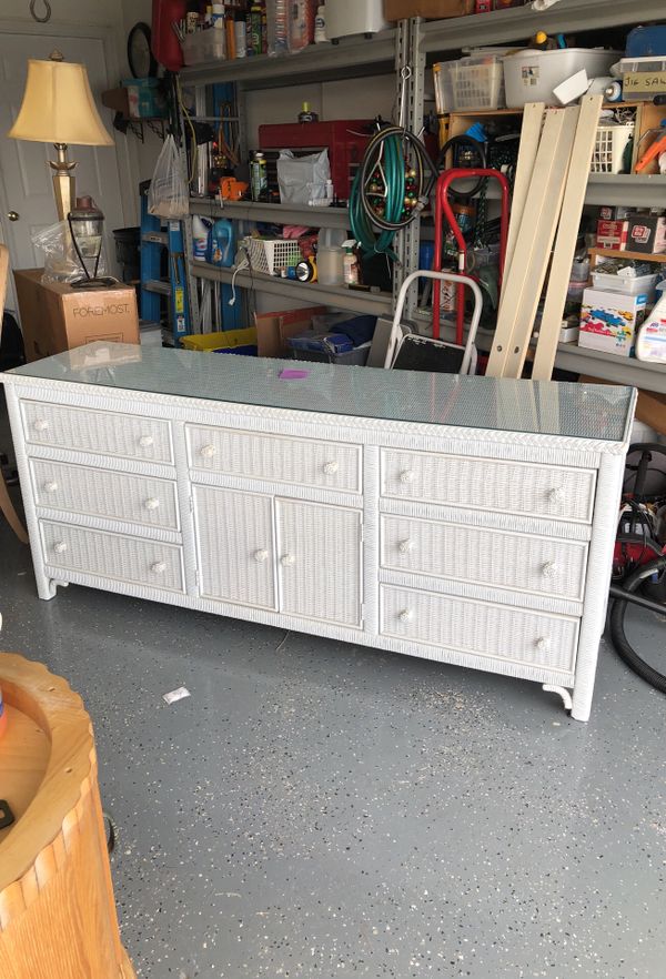 Lexington Henry Link White Wicker Dresser For In Palm Beach Lexington Henry Link White Wicker Dresser