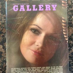 Vintage Men’s Magazine “Entertainment Gallery” March 1973
