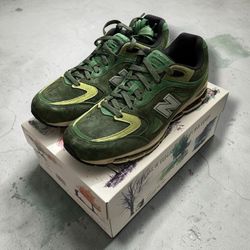 Kith New Balance 2011 Leaf Green Suede Sz 11