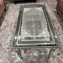Glass And Wood Set