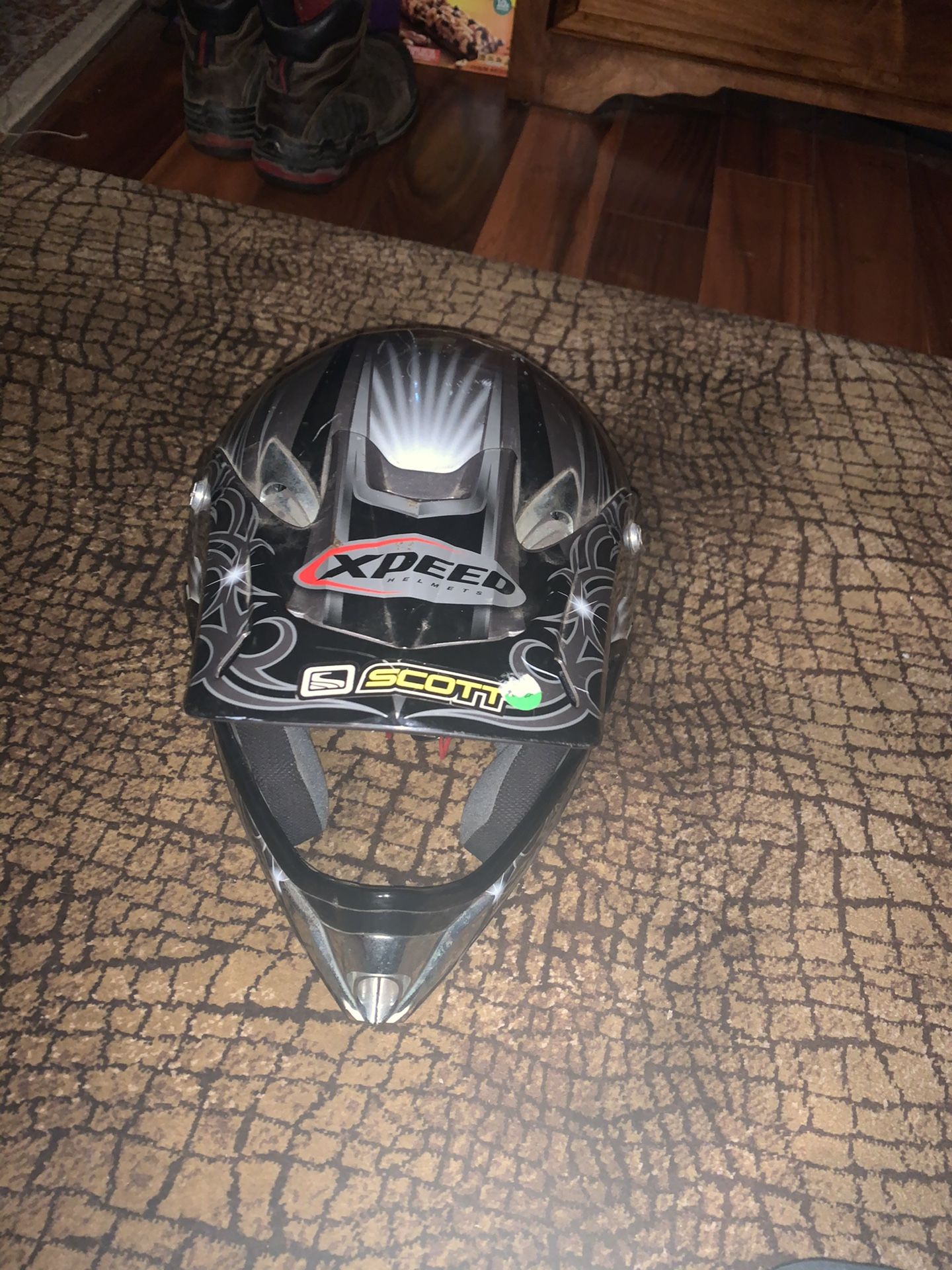 Dirt bike helmet