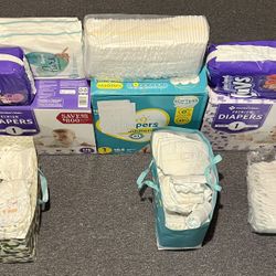 New Unused Diapers Size 1 