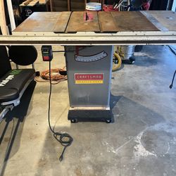 10" Wood Cutting Table Craftsman Heavy.duty .110 Volt