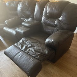 Leather Sectional Couch