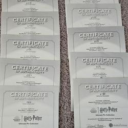 Bradford Exchange - Harry Potter Ultimate Pin Collection with COAs (1 of 3)