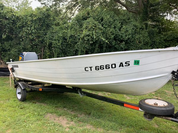 16 ft aluminum boat - 40 hp
