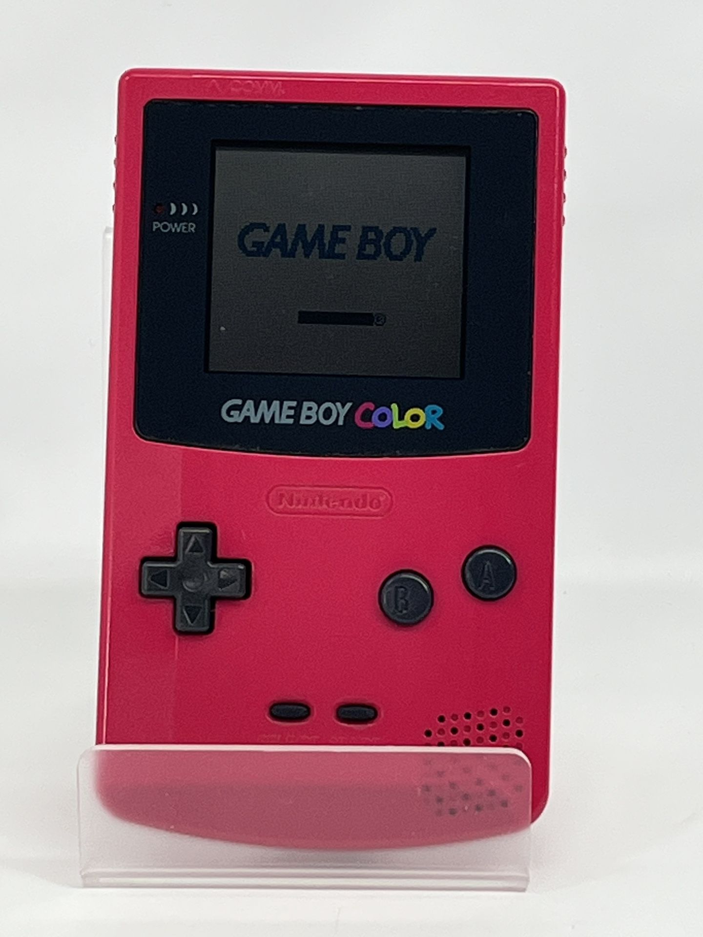 Nintendo GameBoy Color Pink Berry CGB-001 Handheld Console