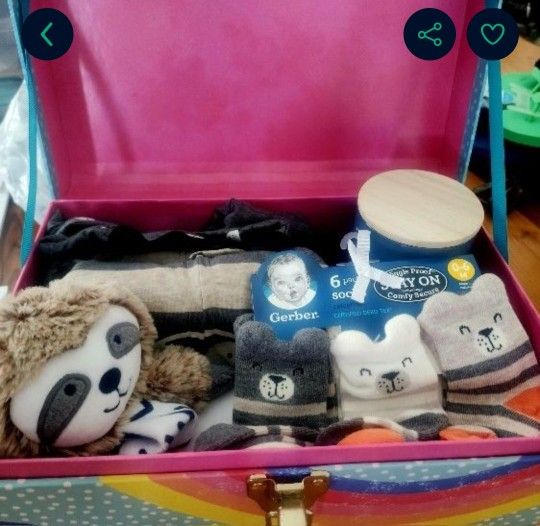 Baby Newborn Items Packaged In Gift Chest Brand New