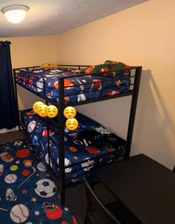 Twin XL metal heavy duty bunkbed