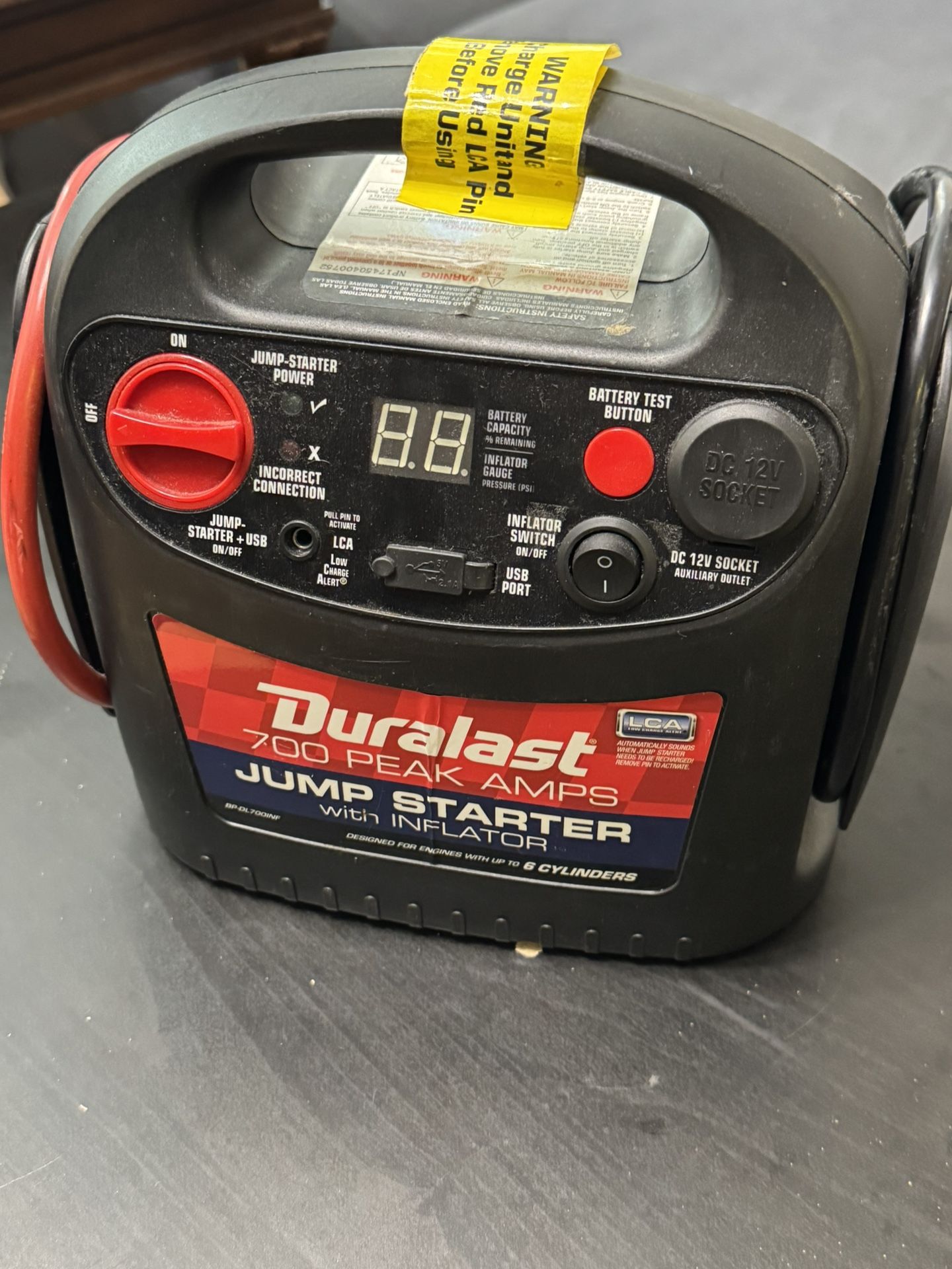 Duraslast Car Charger/tire Pump