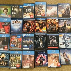 Wholesale Lot Of Blu Rays (47 In total)