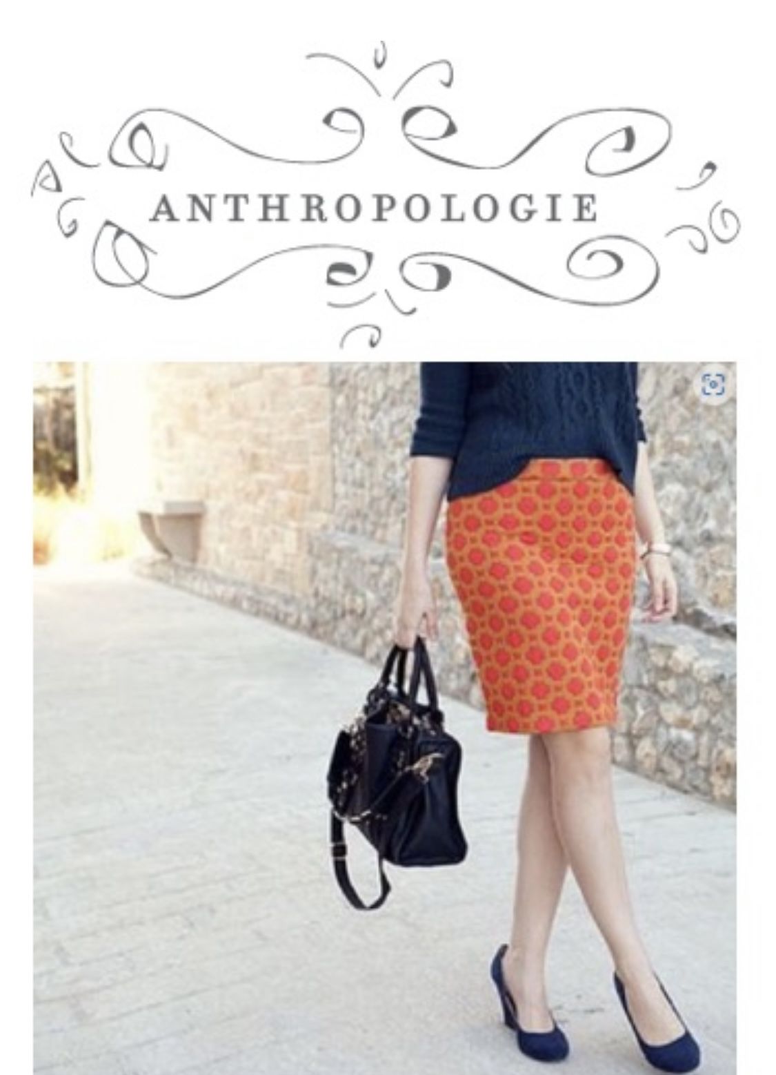 Anthropologie Charlie & Robin Wool-Cotton Blend Tile-Quilted Pencil Skirt Sz 10