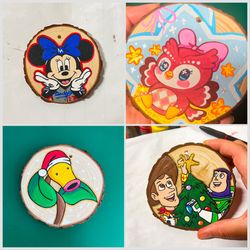 Custom wooden ornaments (Black Friday sale)