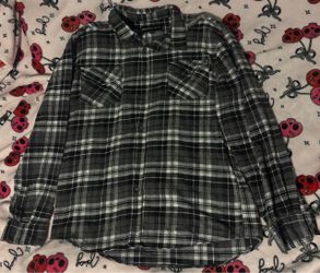 Molokai Surf Co Plaid Flannel Button-Up Shirt