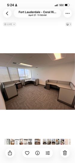 Commercial Office Cubicles / L-Shaped Workstations With Drawers