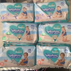PAMPERS SWIM DIAPERS, $5 Each Or 2 For $8 Or 4 For $15