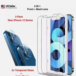 3-PACK For iPhone 13 12 11 Pro Max XR X XSTempered GLASS Screen Protector