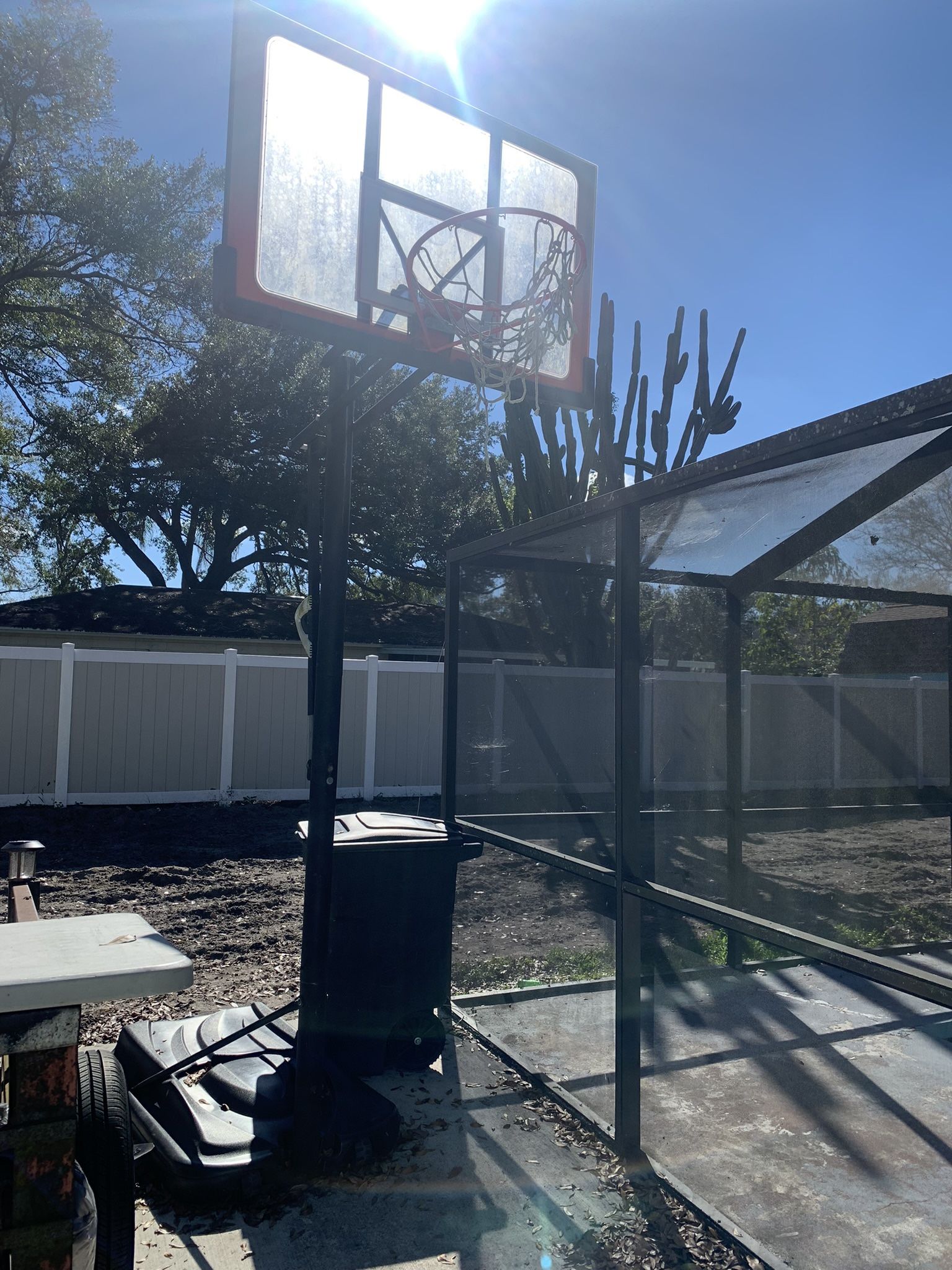 Adjustable Basketball Hoop