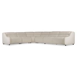Gio Beige Power Motion Sectional