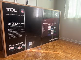 TCL 75”  Roku Smart TV