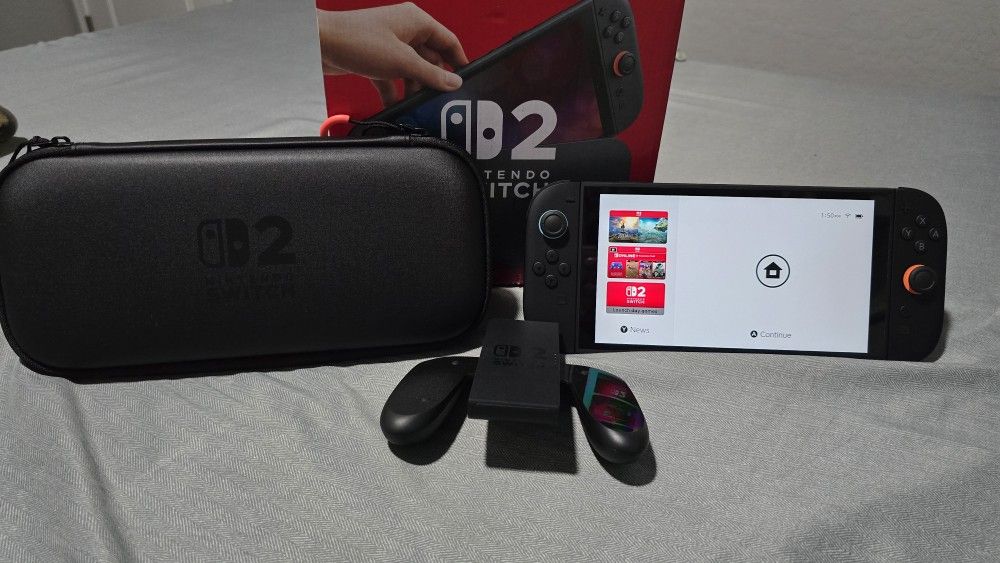 Switch 2 With Case