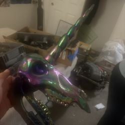 Unicorn Skull