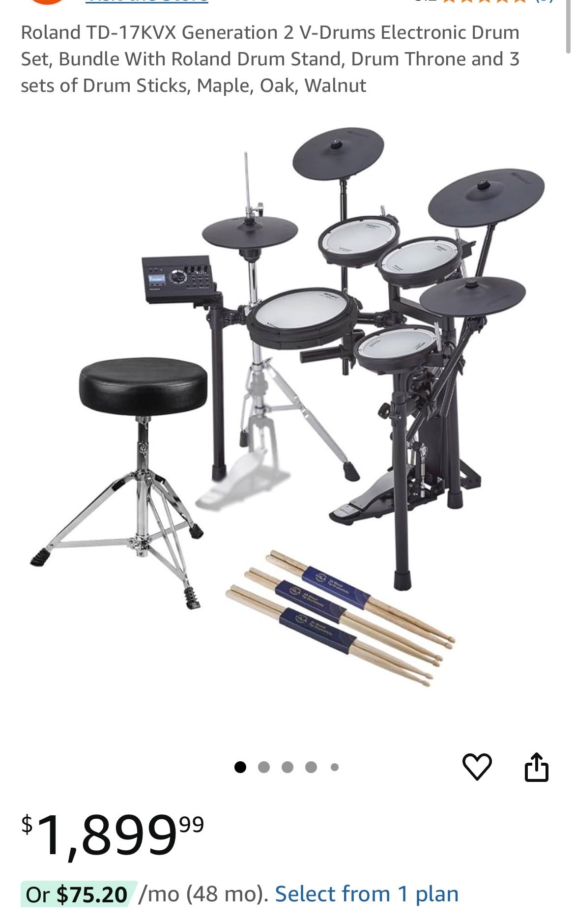 Roland Electronic Drum Set V Drums Td17