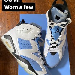 Jordan 6 “unc”