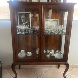 Antique Beautiful  display cabinet 