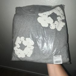 Denim Tears Cotton Wreath Hoodie Grey