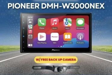 Pioneer - 6.8" – Wireless Android Auto™ and Apple CarPlay® Bluetooth® Digital Media (DM) Receiver 
