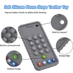 Silicone Baby Teether (iPhone Dupe)