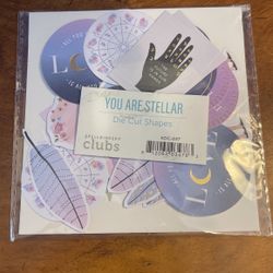 New Unopened “You Are Stellar “ Die Cut Shapes