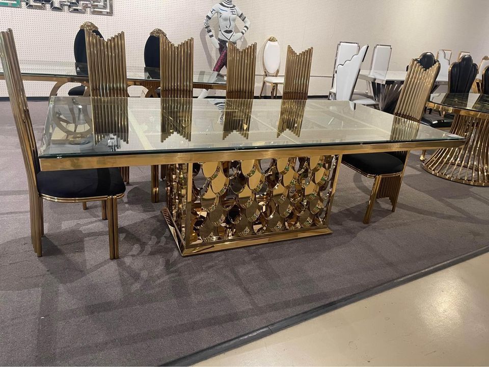 Luxury Dining Set, Kitchen Table , 6chairs , 10 Chairs , Dining Table