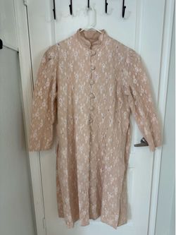 Hand made vintage-style long tunic or jacket