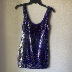 Brand new woman’s As U Wish brand purple sequin dress up for sale 