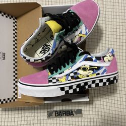 Disney Mickey Mouse 80s Vans Old Skool 7.5 M