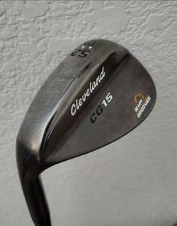 Left Handed Golf Club: Cleveland CG15 52° Wedge w/Zip Grooves & Laser Milling