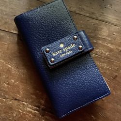 NEW Kate Spade Navy Blue Wallet/ Card Holder