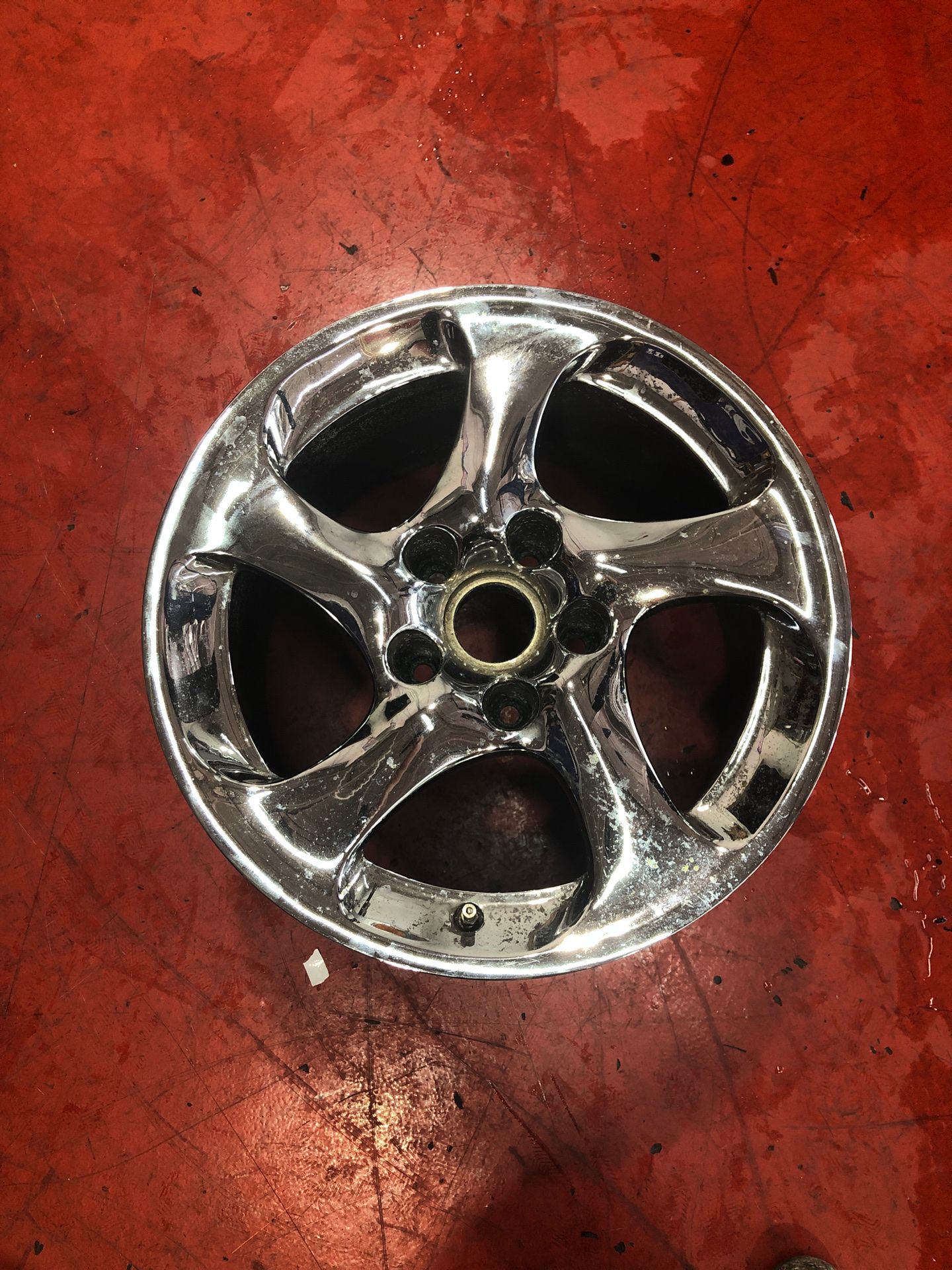 2003 Porsche 911 chrome BBS wheel 1(one Rear)