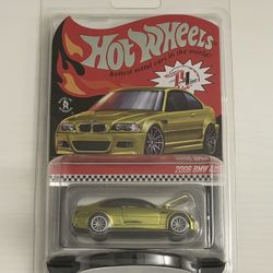 Hot wheels rlc 2006 bmw m3 gold