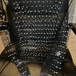 Black see through long sleeve 