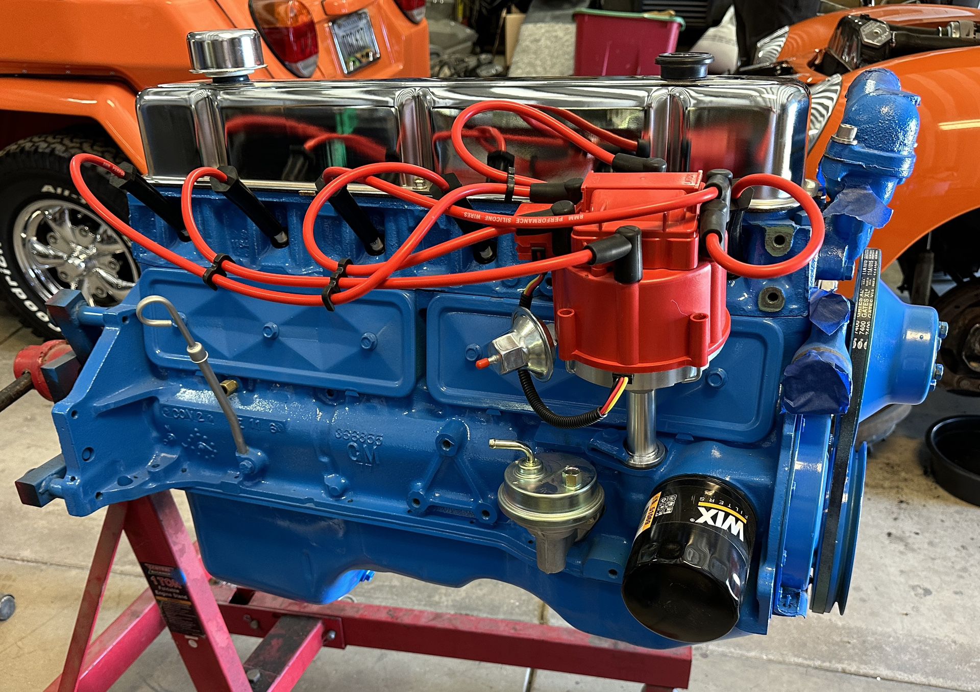 Rebuilt Chevy 6 Cylinder 250 Engine Block 866855