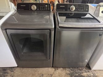 Samsung washer and electric dryer
