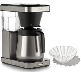 OXO Brew 8-Cup Coffee Maker - Single-Serve, Thermal Carafe, Stainless Steel
SCA Certified Home Brewer, Precise Temperature Control, Rainmaker Shower H