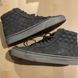Vans Size 8 Sk8 Hi Transit Line Pewter/Reflective