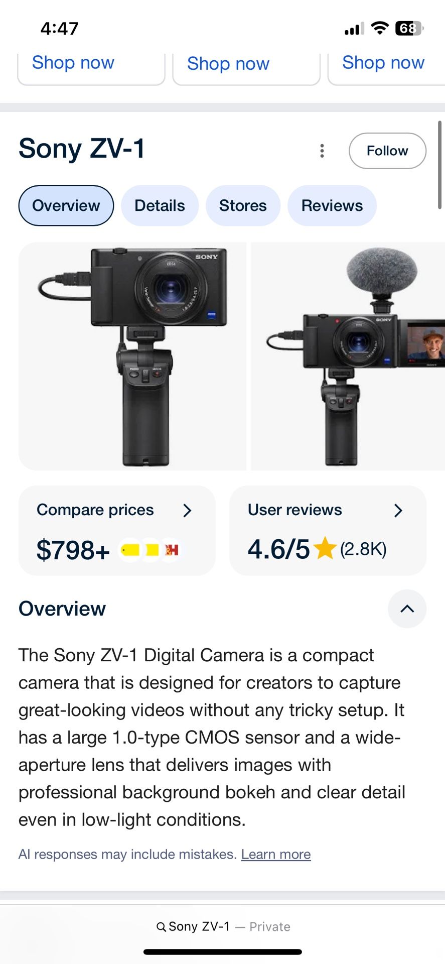 Sony ZV-1
