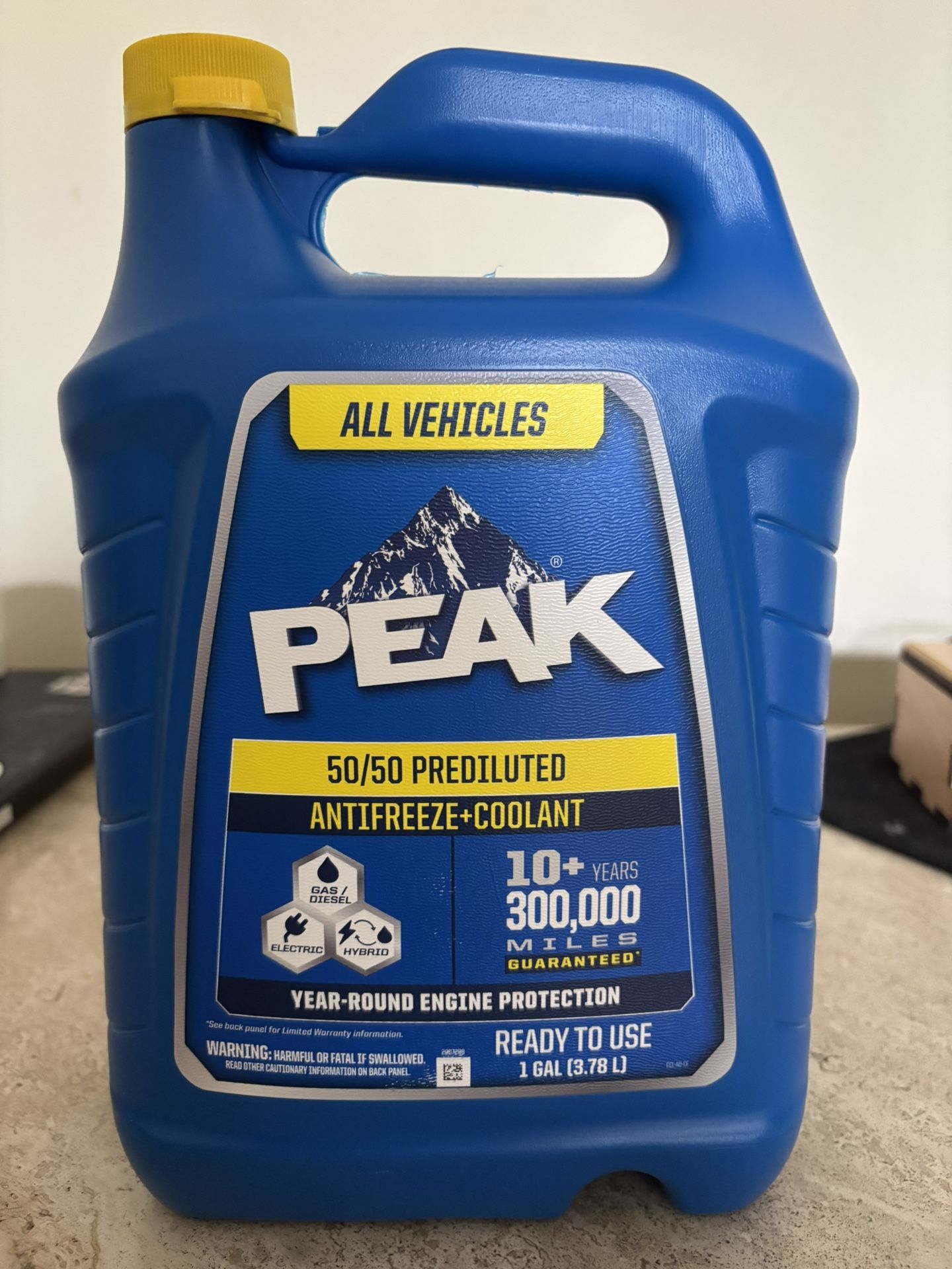 Peak 50/50 Antifreeze/Coolant 1 Gal Unopened