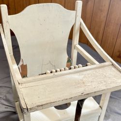 Antique Wooden Potty Chair