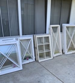 Wood windows $35 each